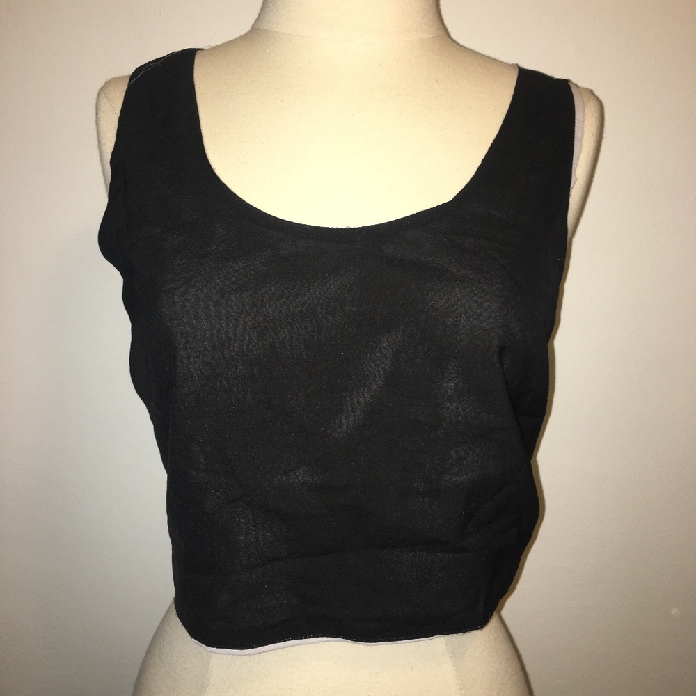 Reversible Tie Crop Tank Top